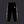 REFLECTIVE STENCIL LOGO TRACK PANTS BLACK