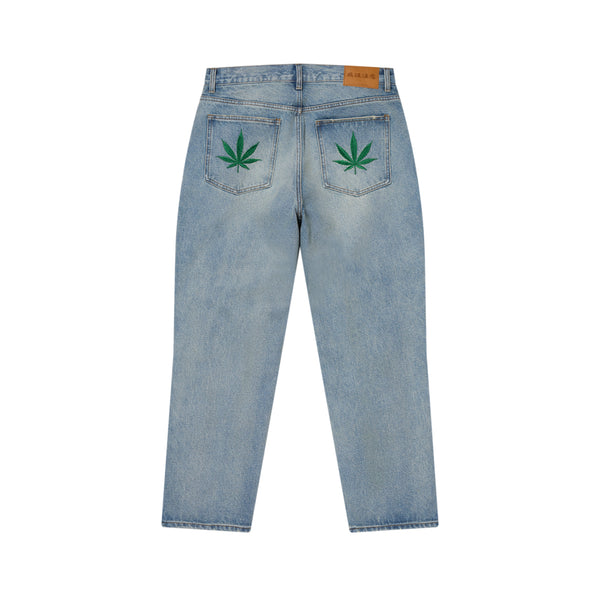 WEED ICON BAGGY JEANS INDIGO