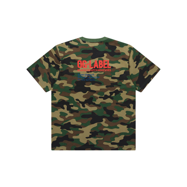 OG LABEL AID TEE WOODLAND CAMO