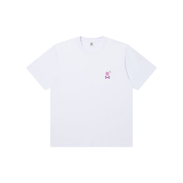 CROSSBONES SMALL OG GRAFFITI TEE WHITE