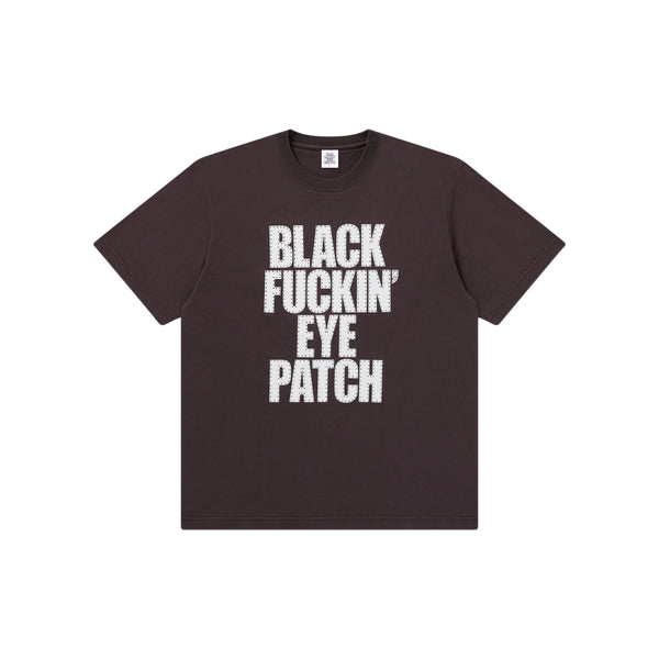 RHINESTONE BFEP TEE WASHED BLACK