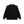 OE LOGO EMBROIDERED COLLARED ZIP KNIT BLACK