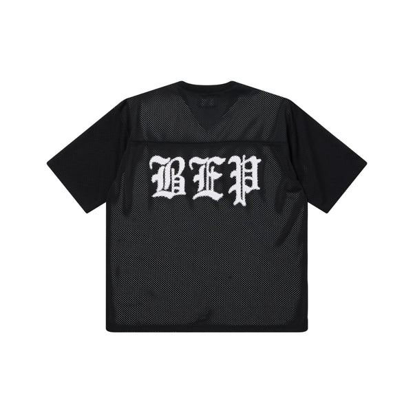 RHINESTONE 3 LETTER OE HOCKEY JERSEY BLACK