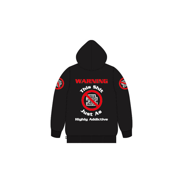 WARNING OG HOODIE BLACK