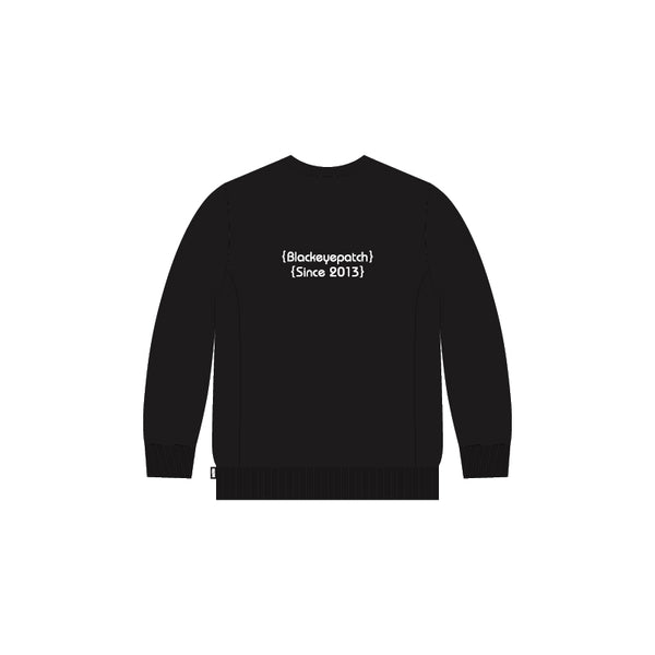 3D CREW SWEAT BLACK