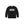 GLITTER LETTERS CREW SWEAT BLACK