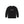GLITTER LETTERS CREW SWEAT BLACK