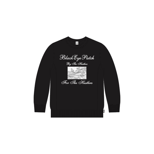 HUSTLERS CREW SWEAT BLACK
