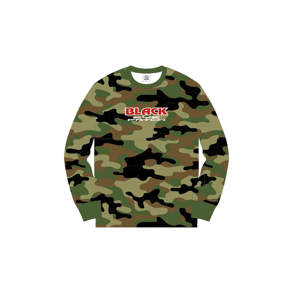 BUSTA FLEX L/S TEE WOODLAND CAMO