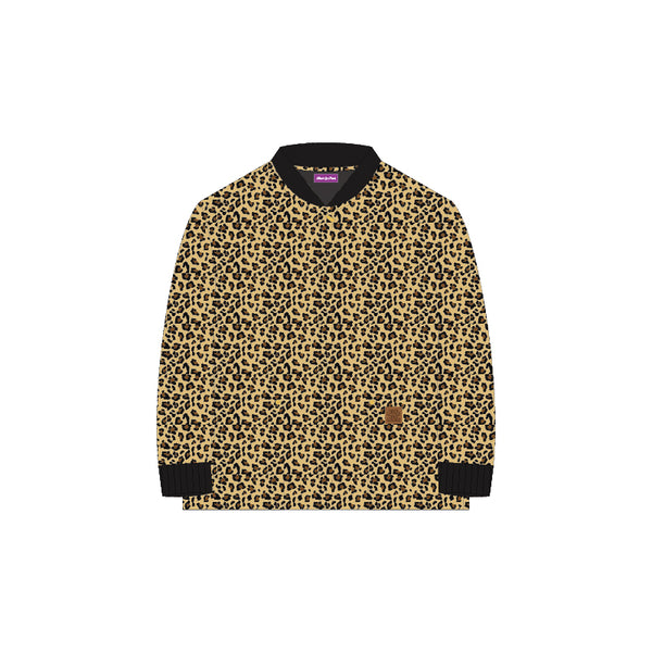 LEOPARD QUILTING JACKET