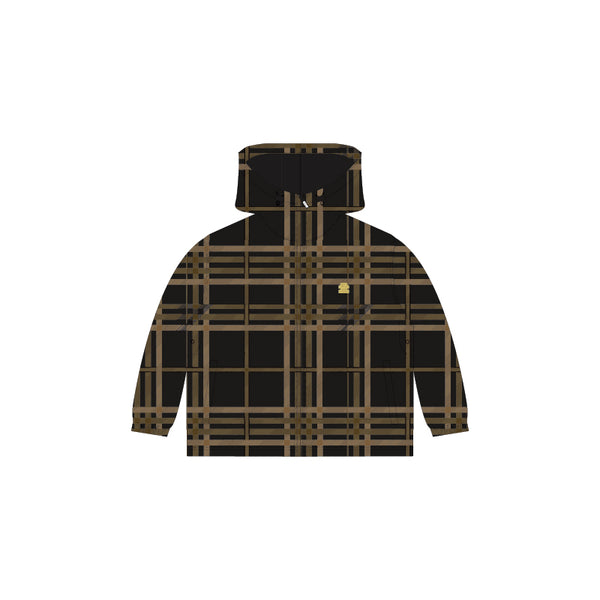 SMALL OG CHECKED HOODED JACKET