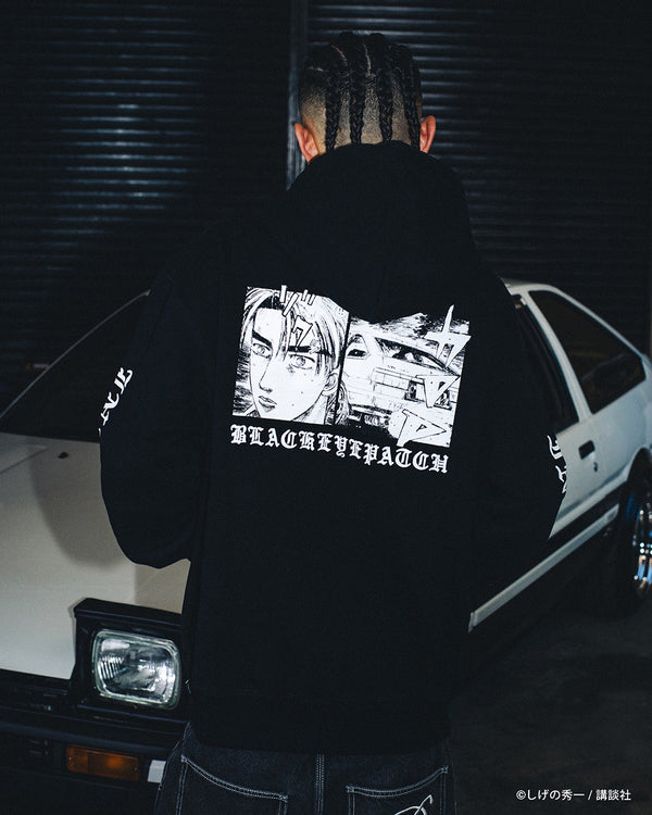 INITIAL D HOODIE BLACK