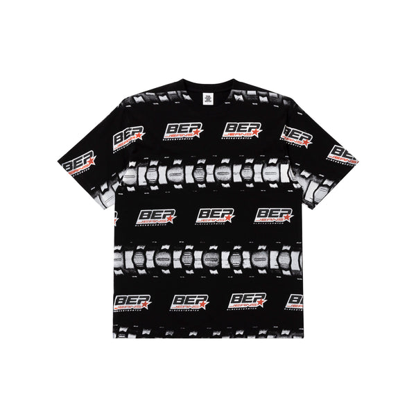 BEP JEAMS TIRE BORDERED TEE BLACK