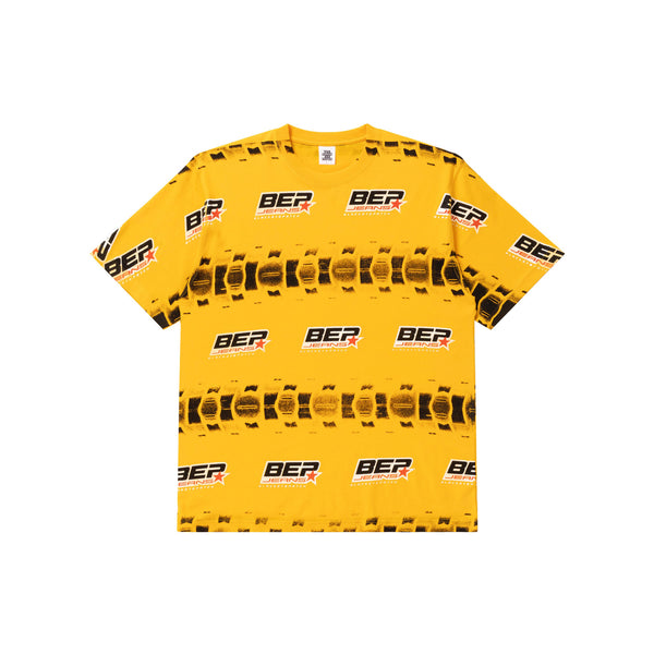 BEP JEAMS TIRE BORDERED TEE YELLOW