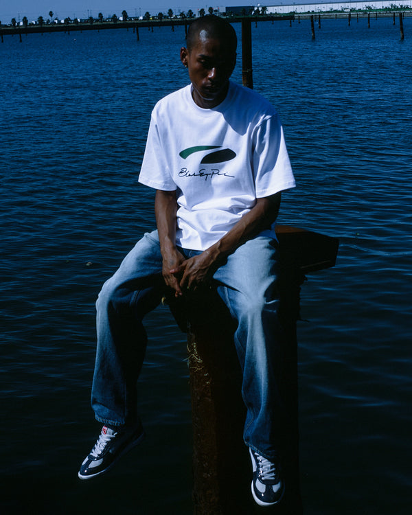 BEP AUTOGRAPHED PUMA OVAL LOGO TEE NAVY