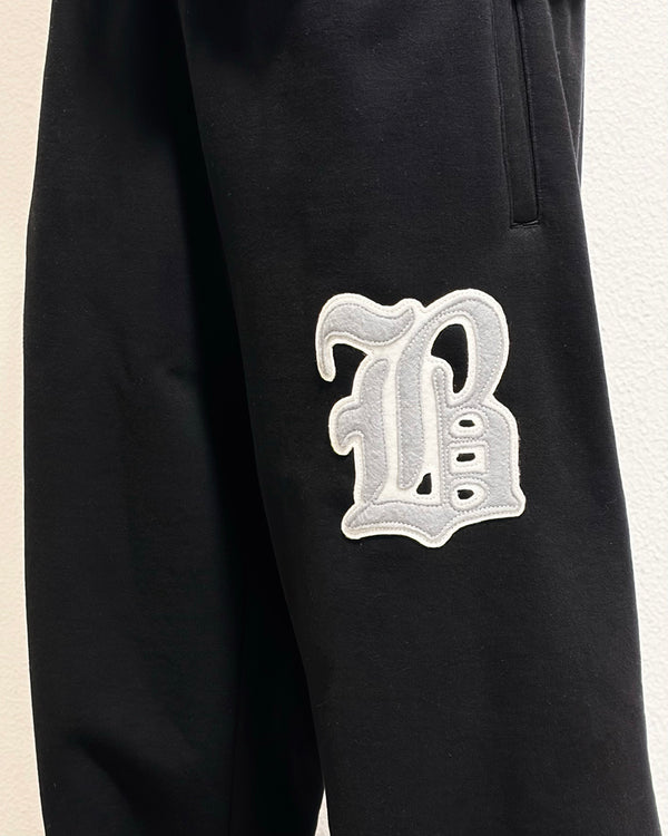 BIG B PATCH BAGGY SWEAT PANTS HEATHER GRAY