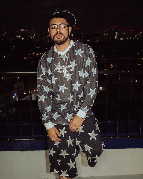 BRAND ORIGIN STARS L/S JERSEY BLACK