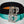 CROCODILE LETTERS BELT TURQUOISE