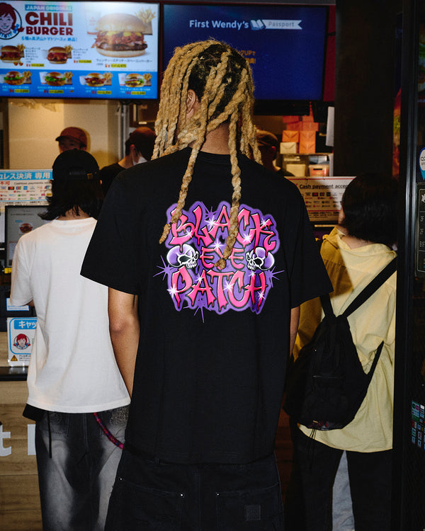 CROSSBONES SMALL OG GRAFFITI TEE WHITE