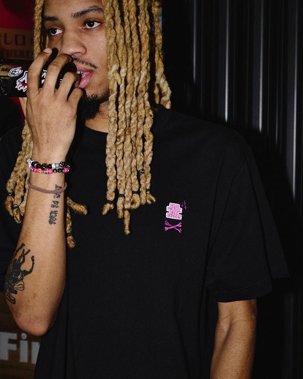 CROSSBONES SMALL OG GRAFFITI TEE WHITE