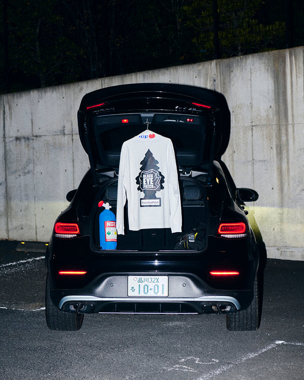 FRESH ICY AIR LOGO L/S TEE HEATHER GRAY