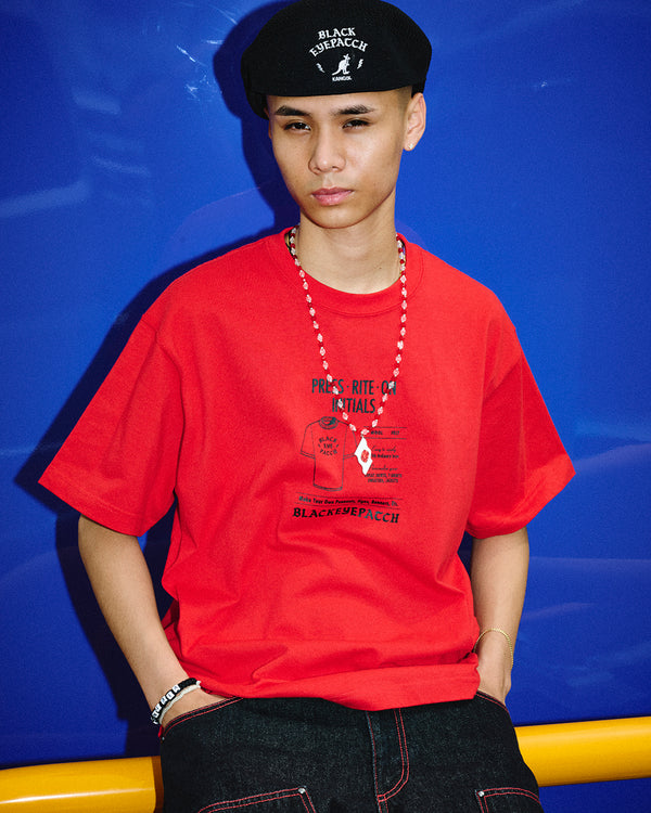HEATED WORDS TEE RED
