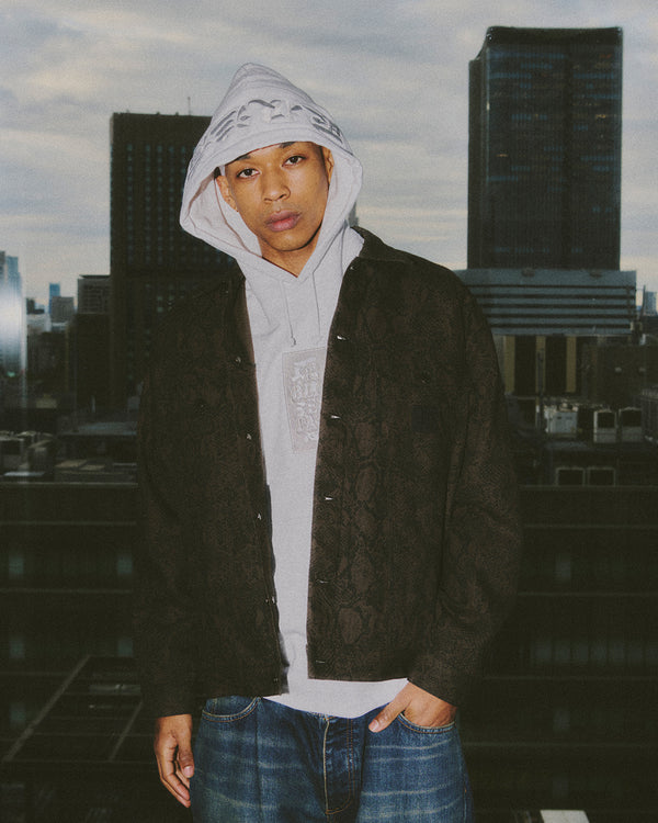 HWC LABEL HOODIE MINT GREEN