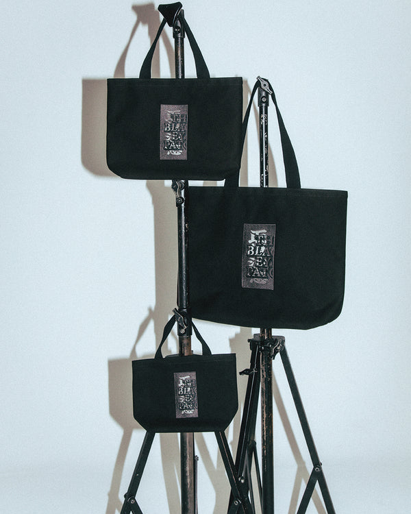 HWC LABEL TOTE BAG SMALL BLACK