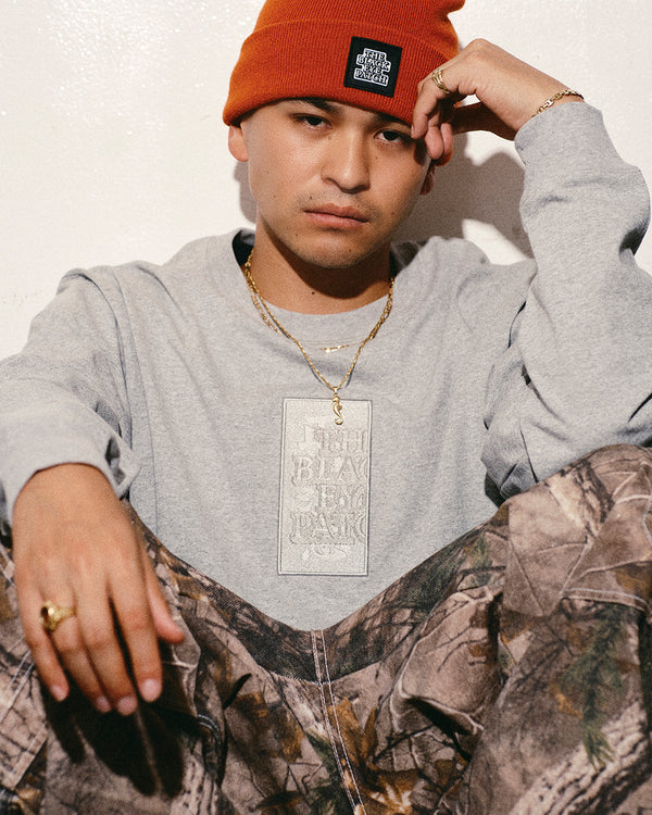 OG LABEL PATCHED BEANIE BLACK