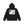 LABEL CAUTION HOODIE BLACK