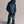 METAL LOGO EXTRA BAGGY JEANS BLACK