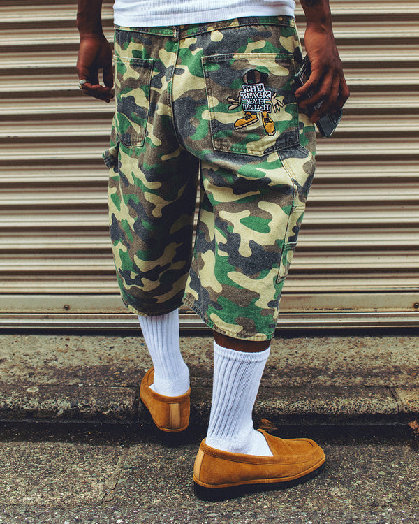 OG BOY BAGGY SHORTS CAMO