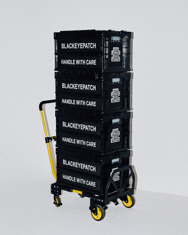 OG LABEL FOLDING CONTAINER BLACK