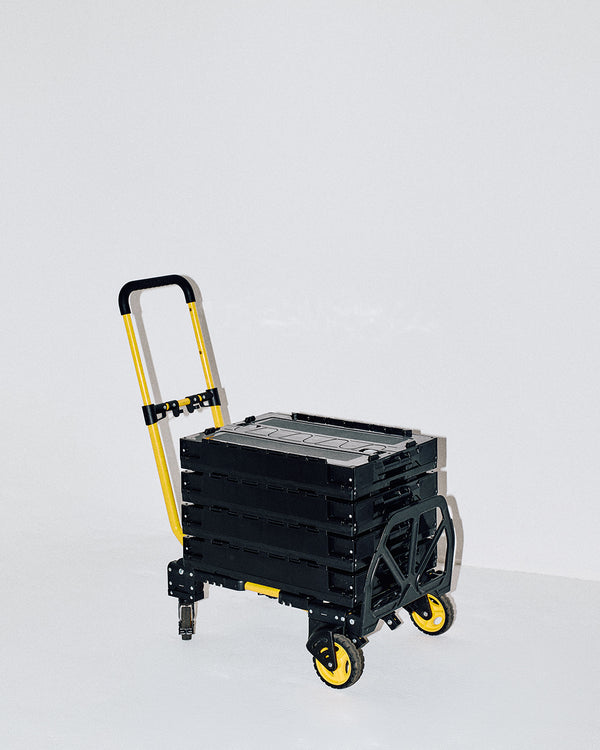OG LABEL FOLDING CONTAINER BLACK