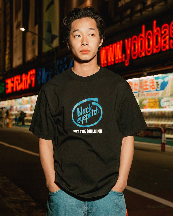 Out the Building Tee Ash