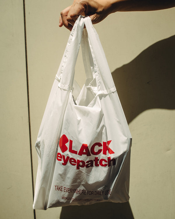 PHARMACY LOGO ELASTIC FOLD BAG WHITE