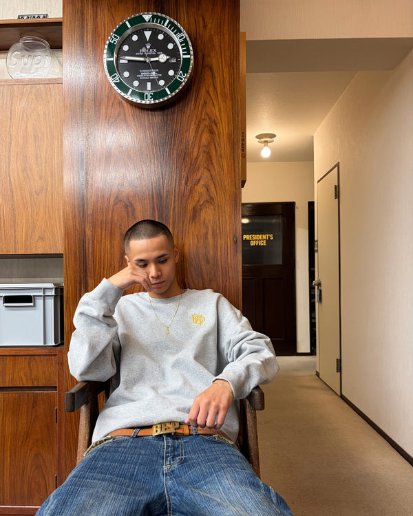 ROYAL EMBLEM HEAVYWEIGHT CREW SWEAT BLACK
