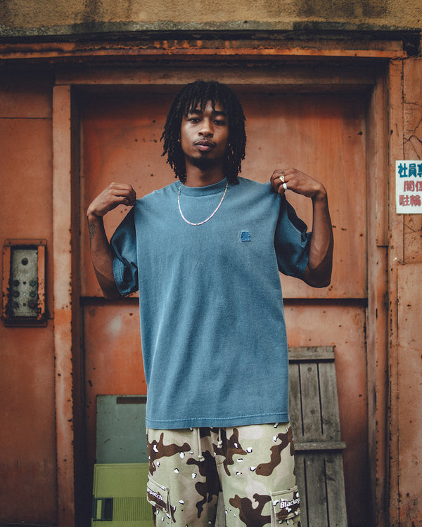Small OG Pigment Dyed Tee, Blue
