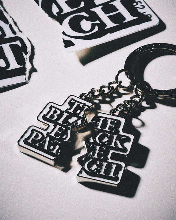 SPLIT OG LABEL PLATE KEYCHAIN SILVER