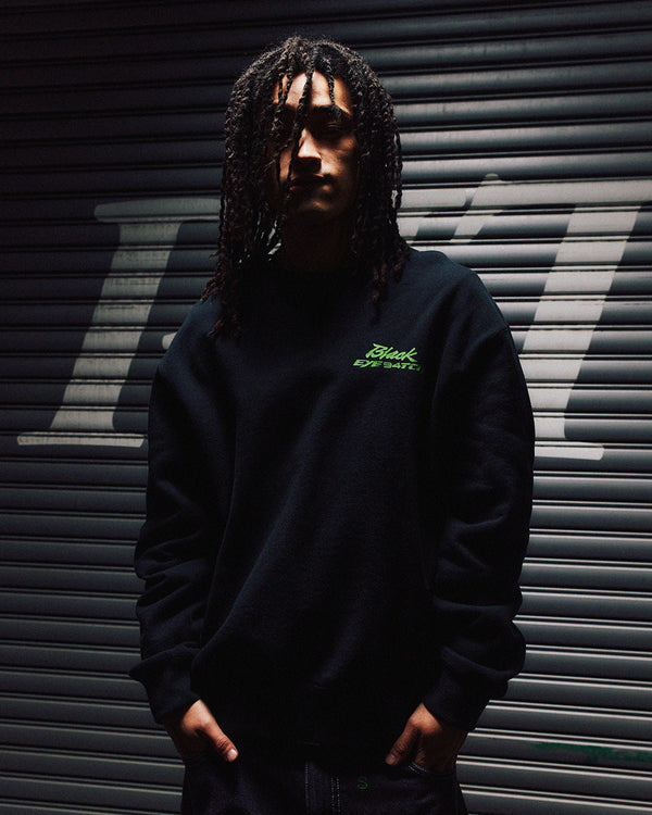 SUPERBIKE LOGO CREW SWEAT LIGHT GREEN