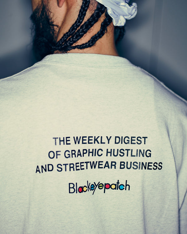 TOP CHART LOGO TEE ASH