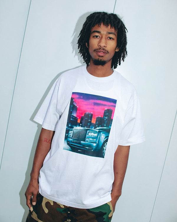 TUFF CITY ROLLER TEE BLACK