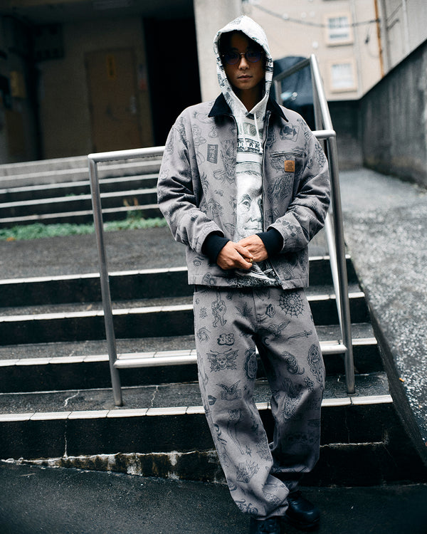 UE TATTOO FLASH DUCK PANTS CHARCOAL