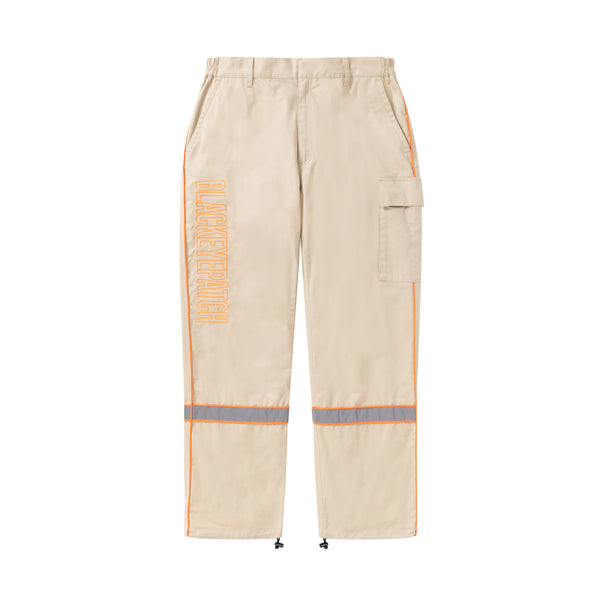 VERTICAL LOGO REFLECTOR WORKPANTS BEIGE