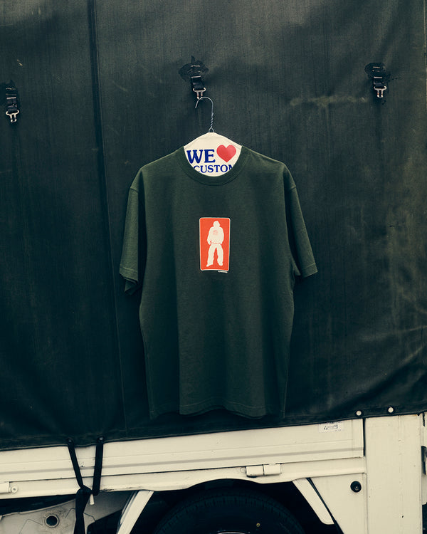 WORN SILHOUETTE TEE NAVY
