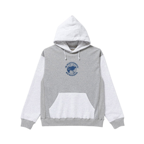 BIG BUSINESS 2 TONE HOODIE H.GRAY