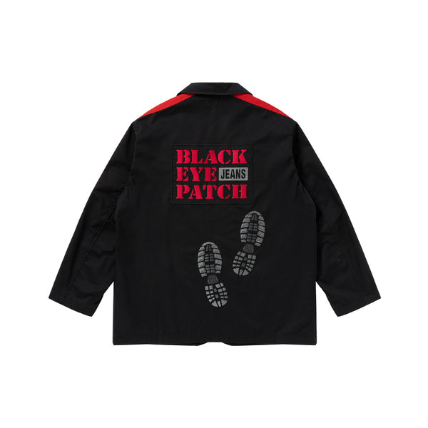 BEP Jeans Stomped Cotton Jacket, Black