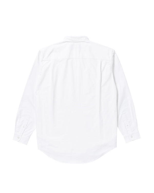 Royal Script Oxford Shirt, White