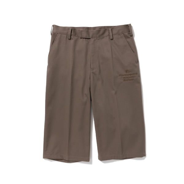 TAILORED CROPPED PANTS Manufactured by sulvam BROWN