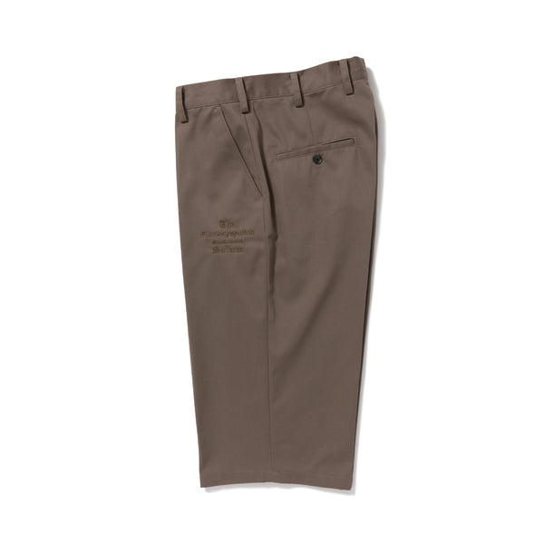 TAILORED CROPPED PANTS Manufactured by sulvam BROWN